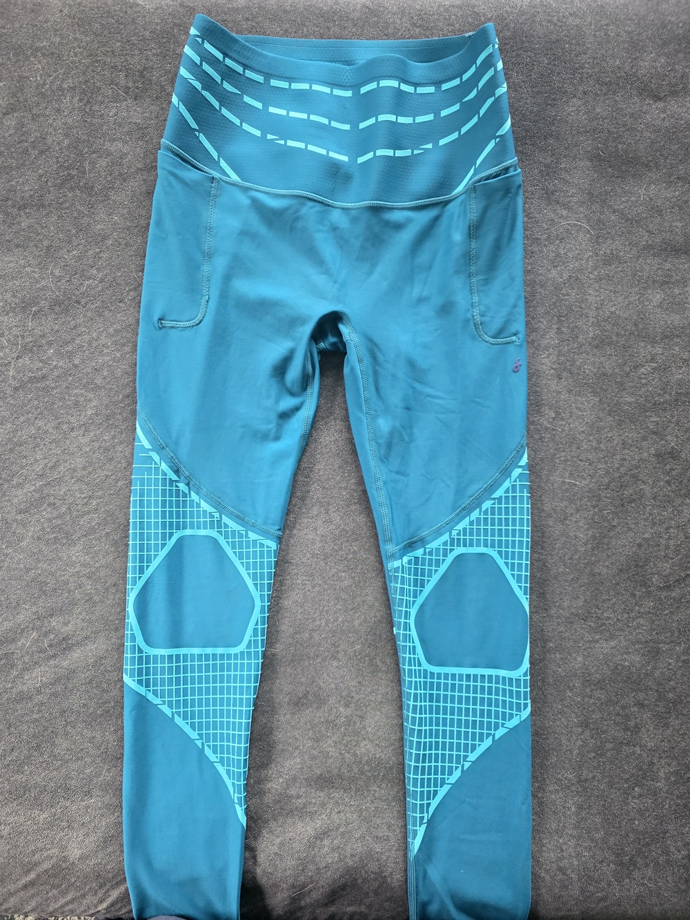 FANKA Body Sculpt Teal Performance Leggings with Pockets